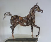 Pferdeskulptur Bronze