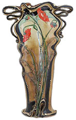 Keramikvase Jugendstil