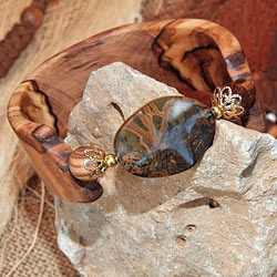 Schmuck Naturschmuck - aus OLivenholz