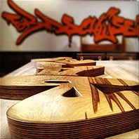 Graffitikunst in Holz - Schwingeler
