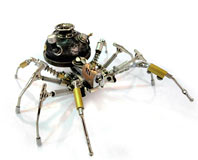 Steampunk-Spinne - bewegliche Skulptur