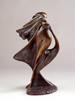 Frauenskulptur Bronze
