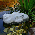 Gartenskulptur Nilpferd