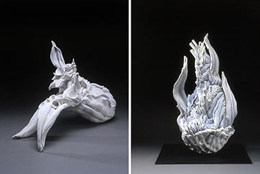 Porzellanskulpturen Kyoko Tokumaru