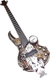 Steampunk Gitarre