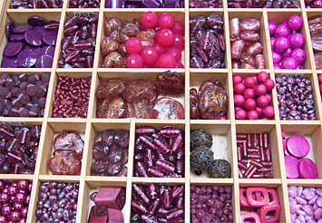 Le Marché aux Perles - Perlen pink