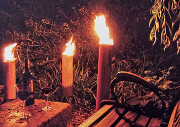 Lichtblume - Fackeln für den Garten
