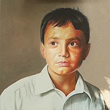 Porträt - Ölmarlerei Arshad