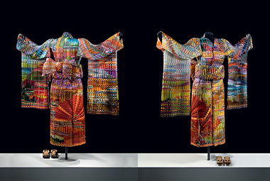 Kimono aus gewebtem Glas