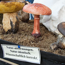 Naturidentische Pilze aus Keramik