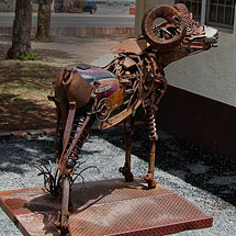 Skulptur Steinbock