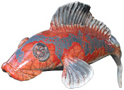Fisch aus Keramik