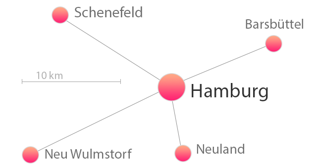 Anfahrtskizze Hamburg