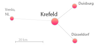 Anfahrtskizze Krefeld